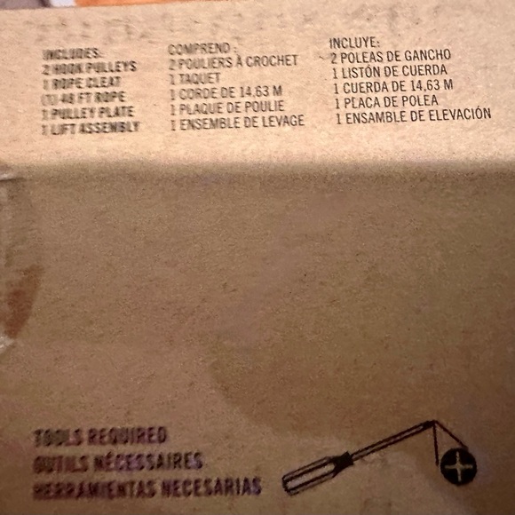 New Blue Hawk Stud Mounted Bike Pulley System #0005884 50lb - Picture 3 of 5